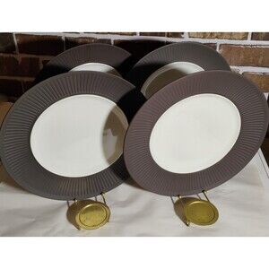 Dansk Flamestone Plates Denmark 1960s Set Of 5